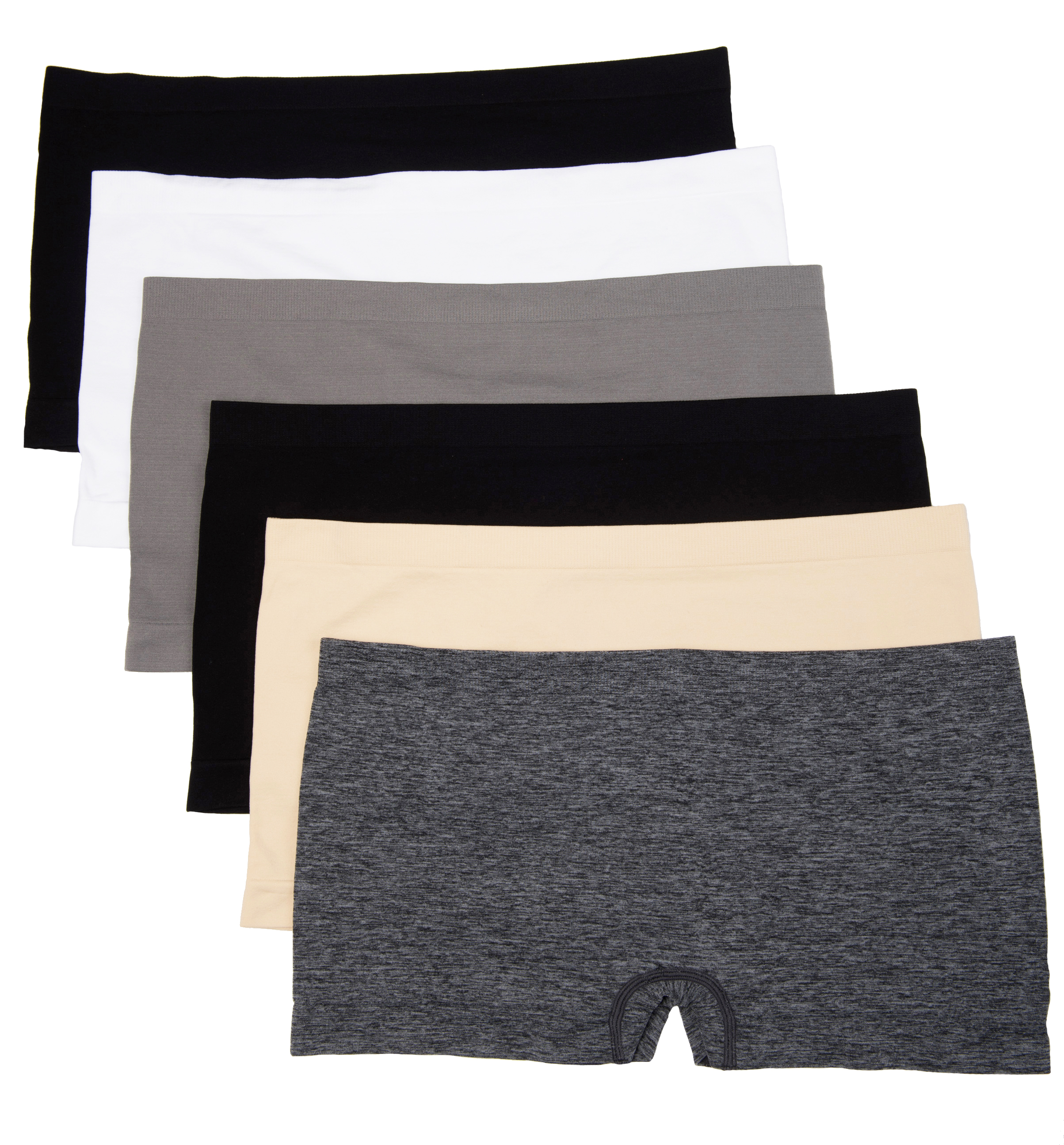 6 Pack Caramel Cantina Nylon Spandex Plus Hipster Boy Short Panties eBay