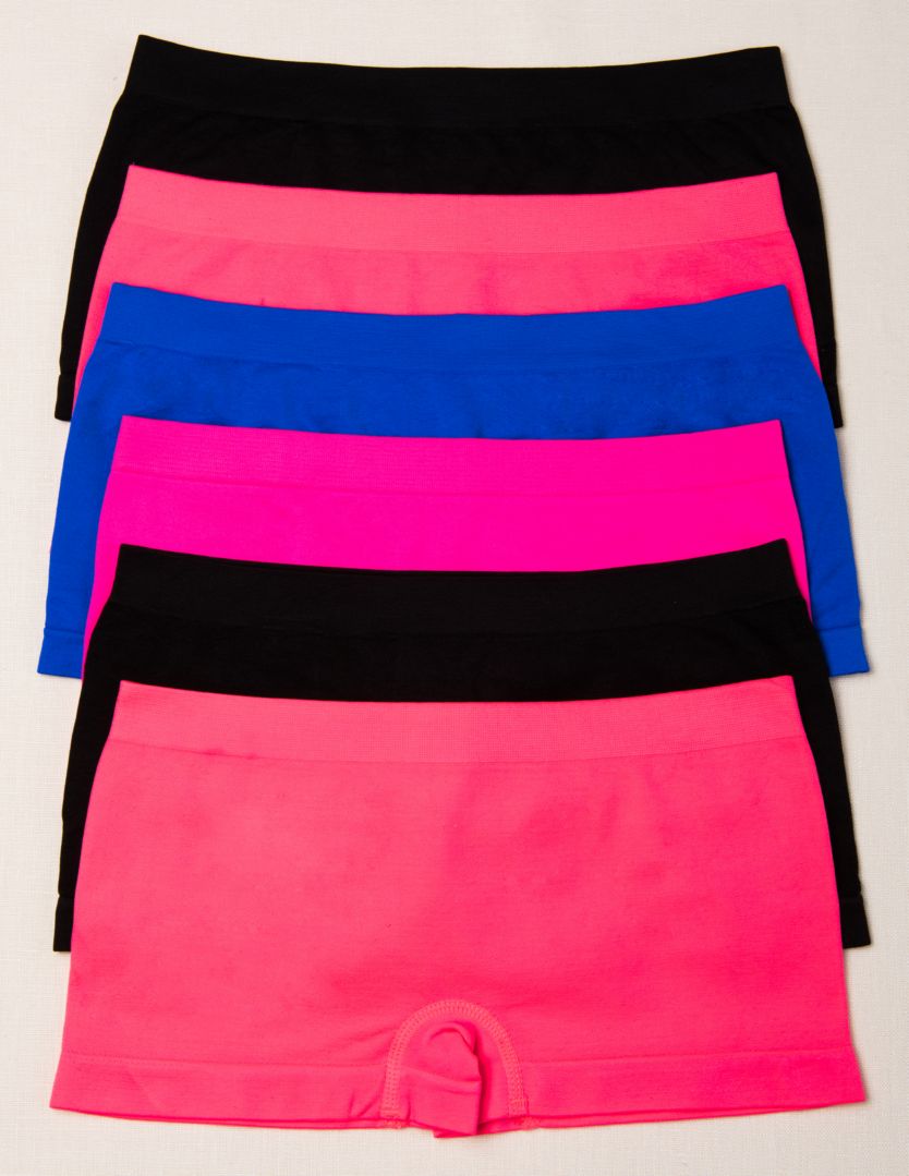 6 Pack of Junior's Seamless Boyshort Panties eBay