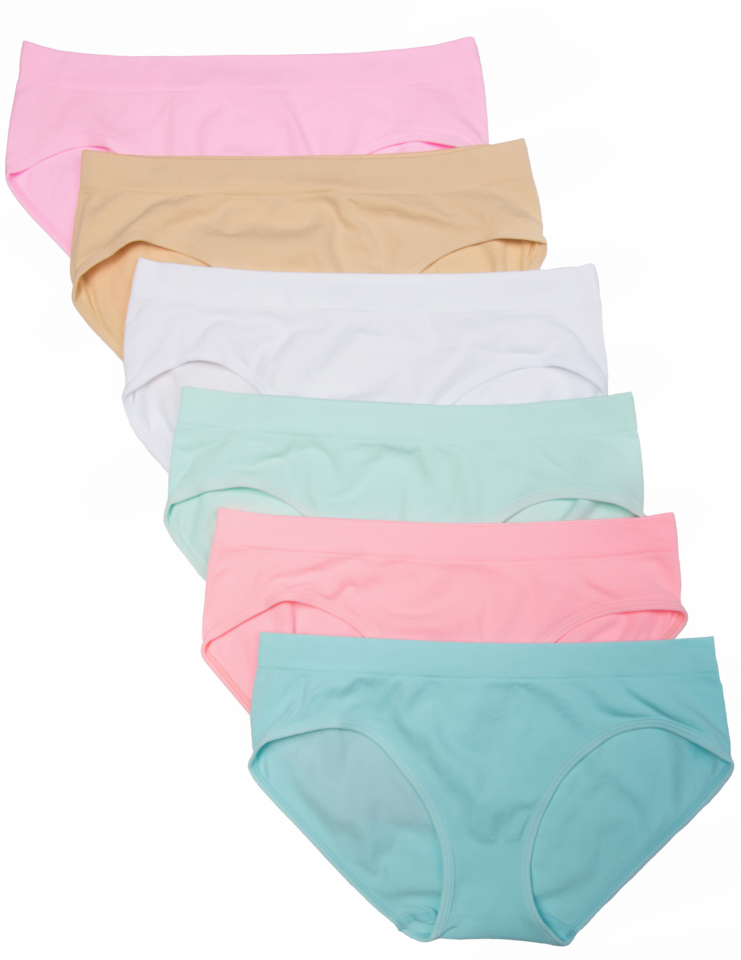 6 Pack Kalon Women's Hipster Brief Nylon Spandex Underwear | eBay